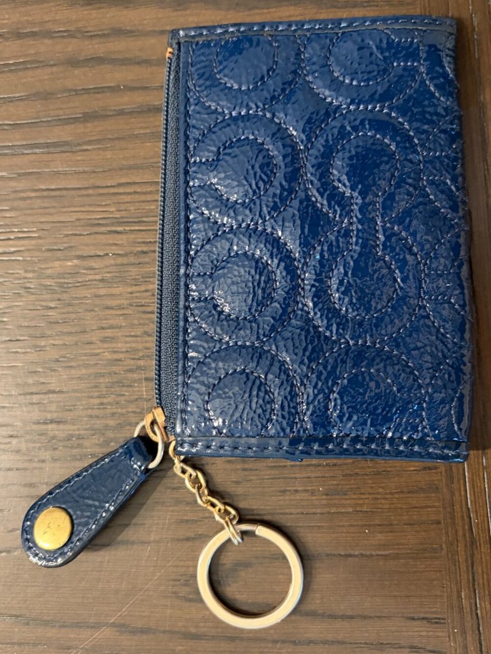 Blue Coach Coin Purse
